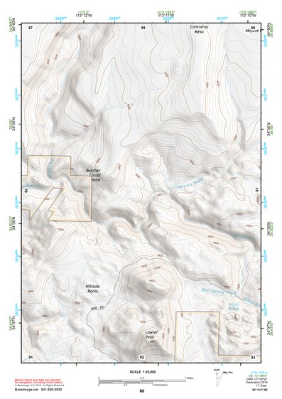34113NE Page 80 Bagdad Topo Preview 1