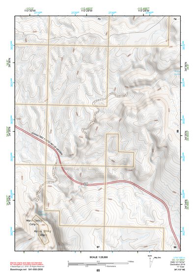 34113NE Page 85 Bagdad Topo Preview 1