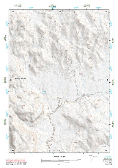 34113NE Page 87 Bagdad Topo Preview 1