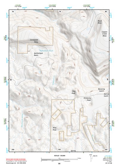 34113NE Page 91 Bagdad Topo Preview 1