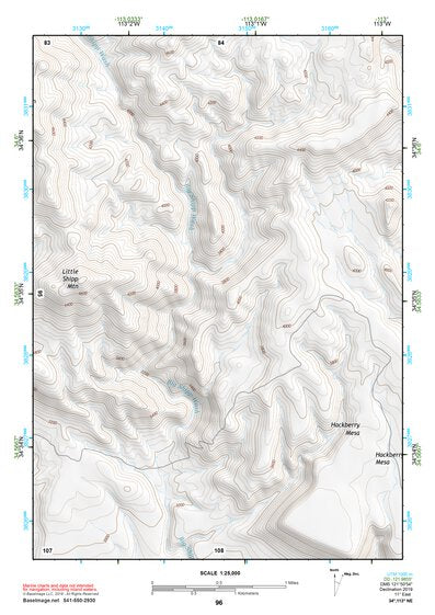 34113NE Page 96 Bagdad Topo Preview 1