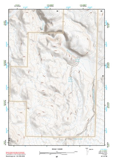 34113NE Page 97 Bagdad Topo Preview 1