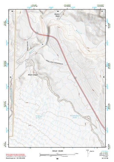 34113NE Page 98 Bagdad Topo Preview 1