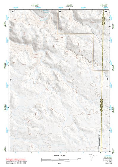 34113NE Page 100 Bagdad Topo Preview 1