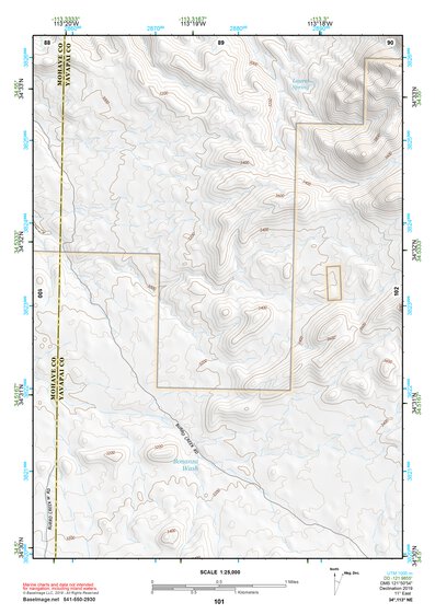 34113NE Page 101 Bagdad Topo Preview 1