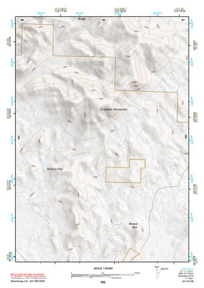 34113NE Page 102 Bagdad Topo Preview 1