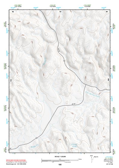 34113NE Page 105 Bagdad Topo Preview 1