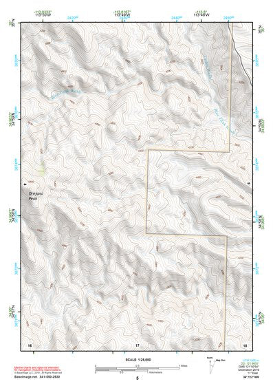 34113NW Page 5 Bagdad Topo Preview 1