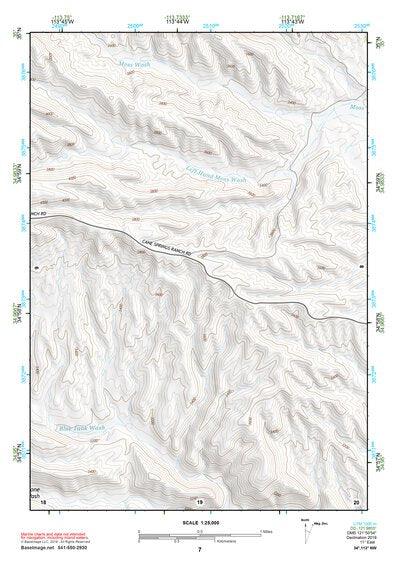 34113NW Page 7 Bagdad Topo Preview 1