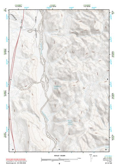 34113NW Page 9 Bagdad Topo Preview 1