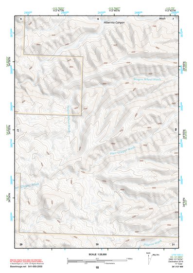 34113NW Page 18 Bagdad Topo Preview 1