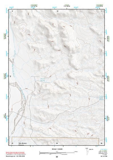 34113NW Page 22 Bagdad Topo Preview 1