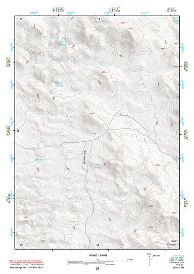 34113NW Page 24 Bagdad Topo Preview 1