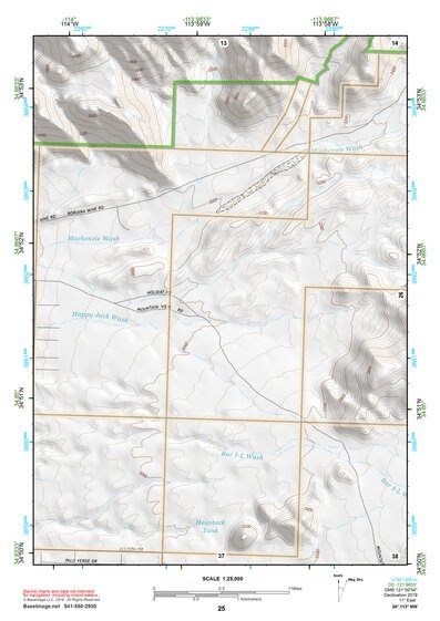 34113NW Page 25 Bagdad Topo Preview 1