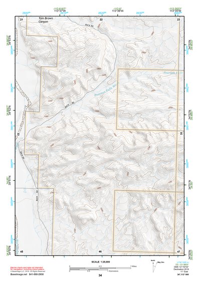 34113NW Page 34 Bagdad Topo Preview 1