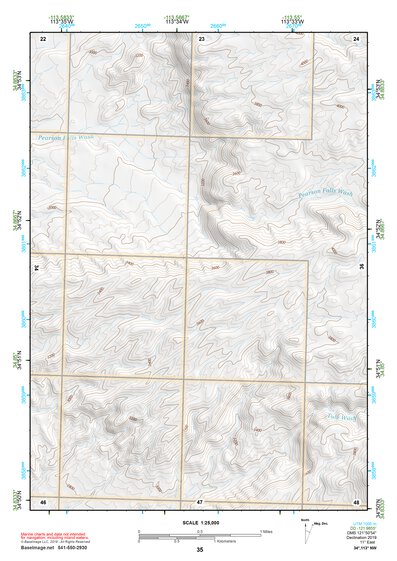 34113NW Page 35 Bagdad Topo Preview 1