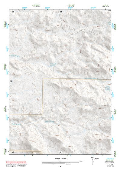 34113NW Page 36 Bagdad Topo Preview 1