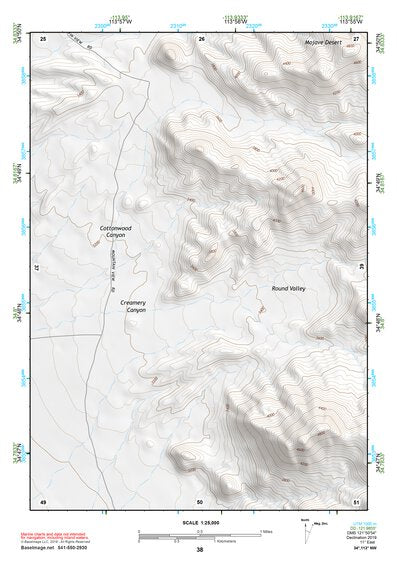 34113NW Page 38 Bagdad Topo Preview 1