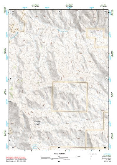 34113NW Page 42 Bagdad Topo Preview 1