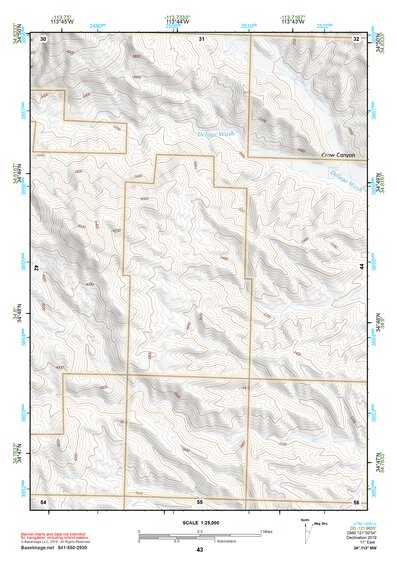 34113NW Page 43 Bagdad Topo Preview 1