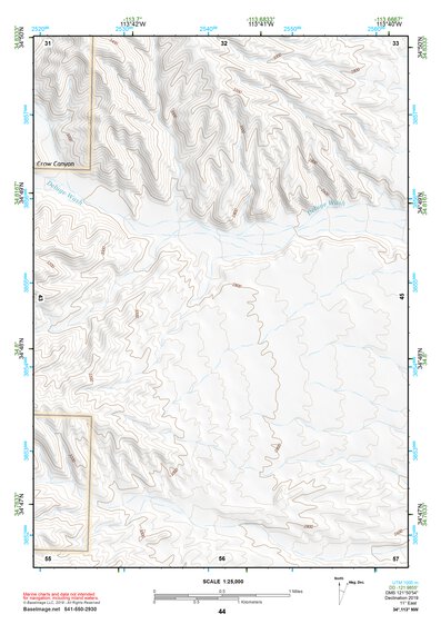 34113NW Page 44 Bagdad Topo Preview 1