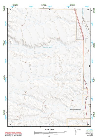 34113NW Page 45 Bagdad Topo Preview 1