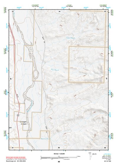 34113NW Page 46 Bagdad Topo Preview 1