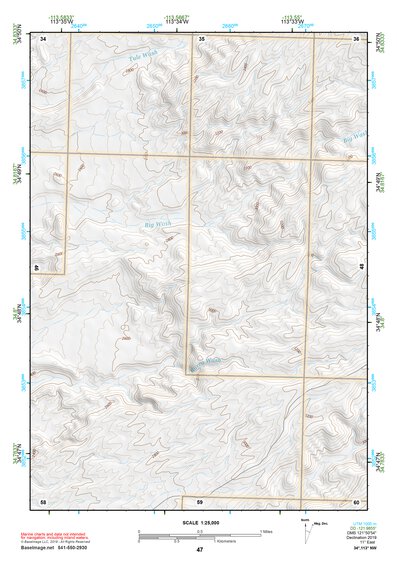 34113NW Page 47 Bagdad Topo Preview 1