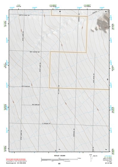 34113NW Page 61 Bagdad Topo Preview 1