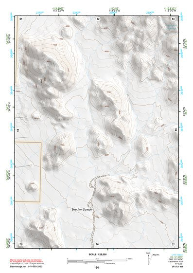 34113NW Page 64 Bagdad Topo Preview 1