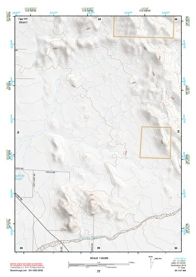34113NW Page 77 Bagdad Topo Preview 1