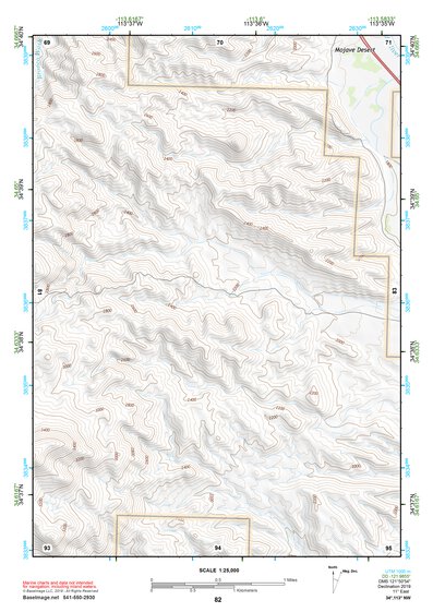 34113NW Page 82 Bagdad Topo Preview 1
