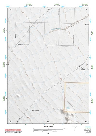 34113NW Page 88 Bagdad Topo Preview 1