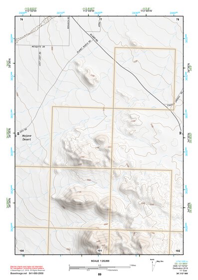 34113NW Page 89 Bagdad Topo Preview 1