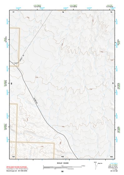 34113NW Page 90 Bagdad Topo Preview 1
