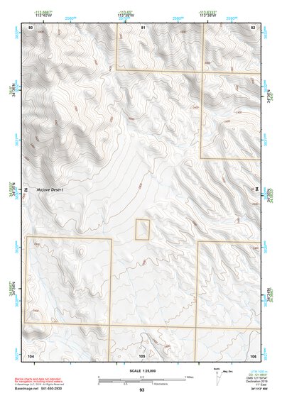 34113NW Page 93 Bagdad Topo Preview 1