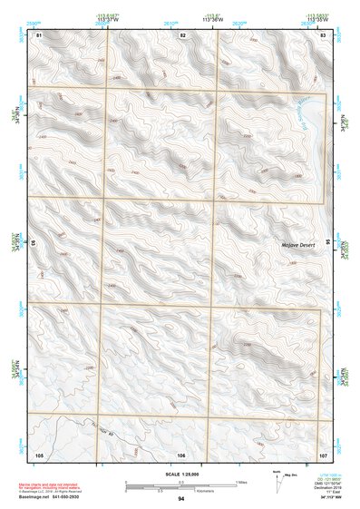 34113NW Page 94 Bagdad Topo Preview 1