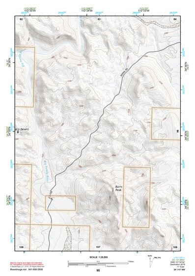 34113NW Page 95 Bagdad Topo Preview 1