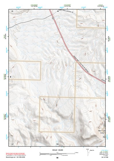 34113NW Page 96 Bagdad Topo Preview 1