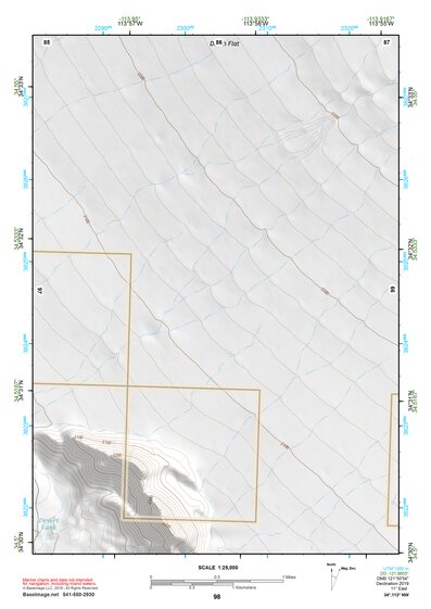 34113NW Page 98 Bagdad Topo Preview 1