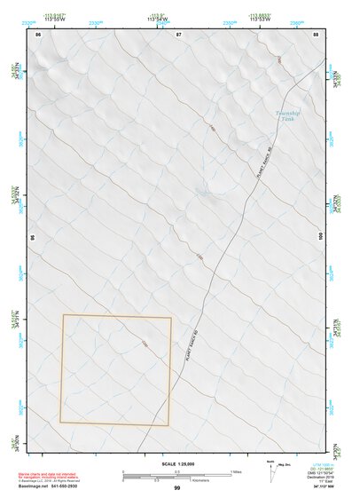 34113NW Page 99 Bagdad Topo Preview 1