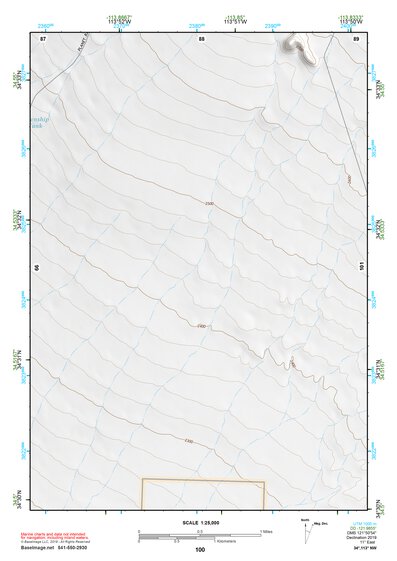 34113NW Page 100 Bagdad Topo Preview 1