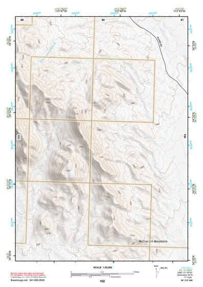 34113NW Page 102 Bagdad Topo Preview 1