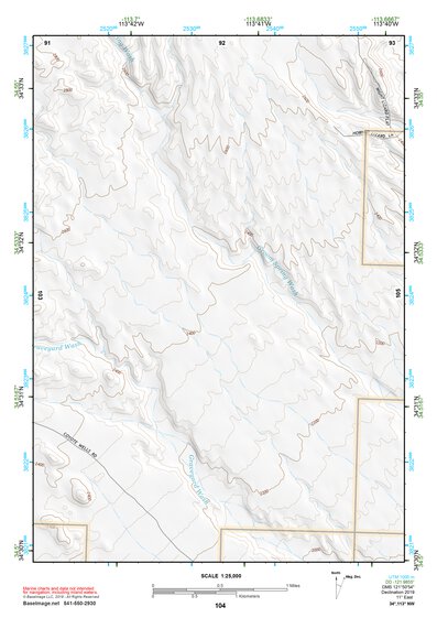 34113NW Page 104 Bagdad Topo Preview 1