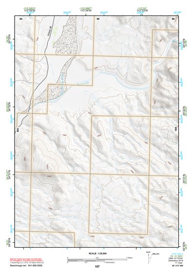 34113NW Page 107 Bagdad Topo Preview 1