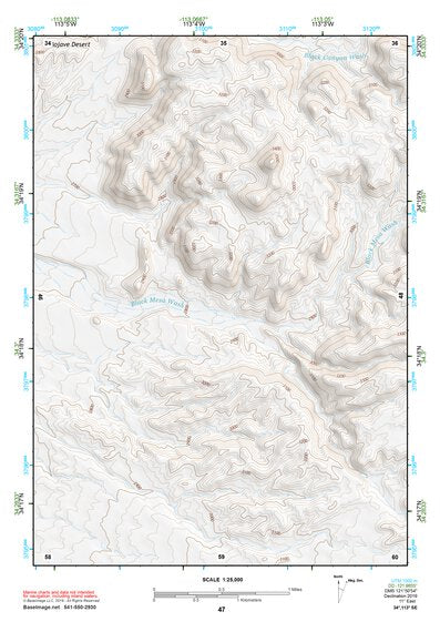 34113SE Page 47 Alamo Lake Topo Preview 1