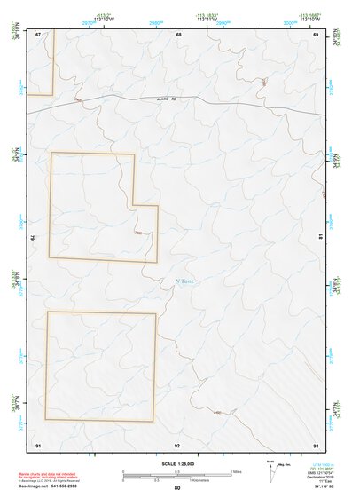 34113SE Page 80 Alamo Lake Topo Preview 1