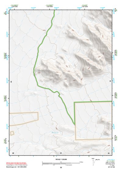 34114NE Page 11 Needles Topo Preview 1