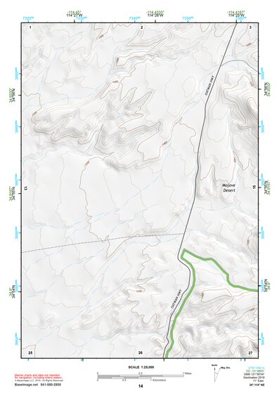 34114NE Page 14 Needles Topo Preview 1