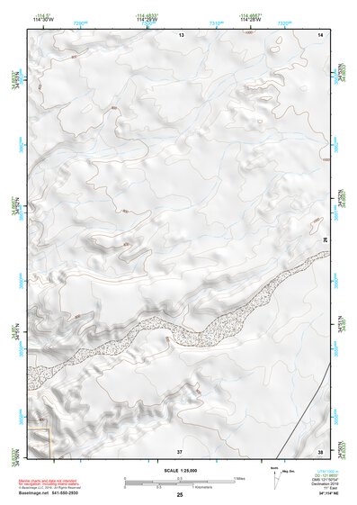 34114NE Page 25 Needles Topo Preview 1